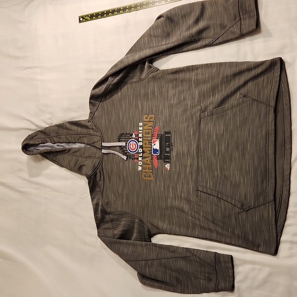 Majestic Other - Majestic Chicago Cubs men's world series champions hoodie size large gray MB1